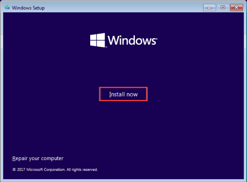 Установка Windows