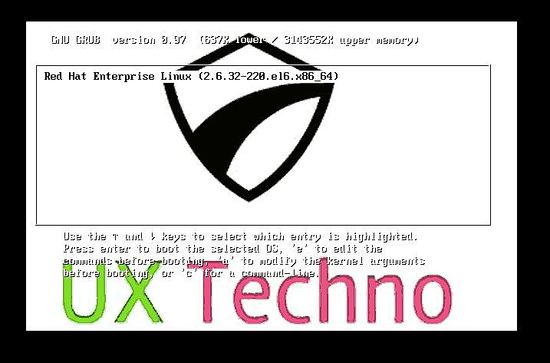 Bootbild mit angezeigtem angepassten Splash-Screen