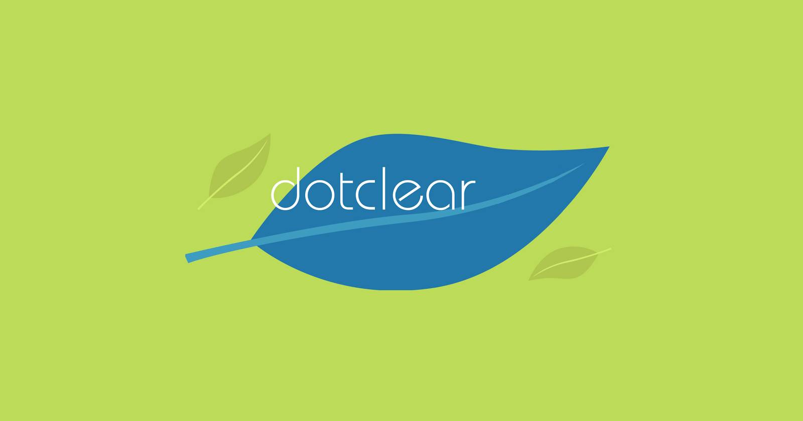 dotclear logo on a green background