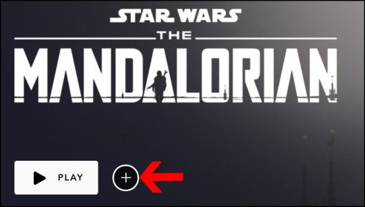 Кнопка «Добавить в список» на странице шоу