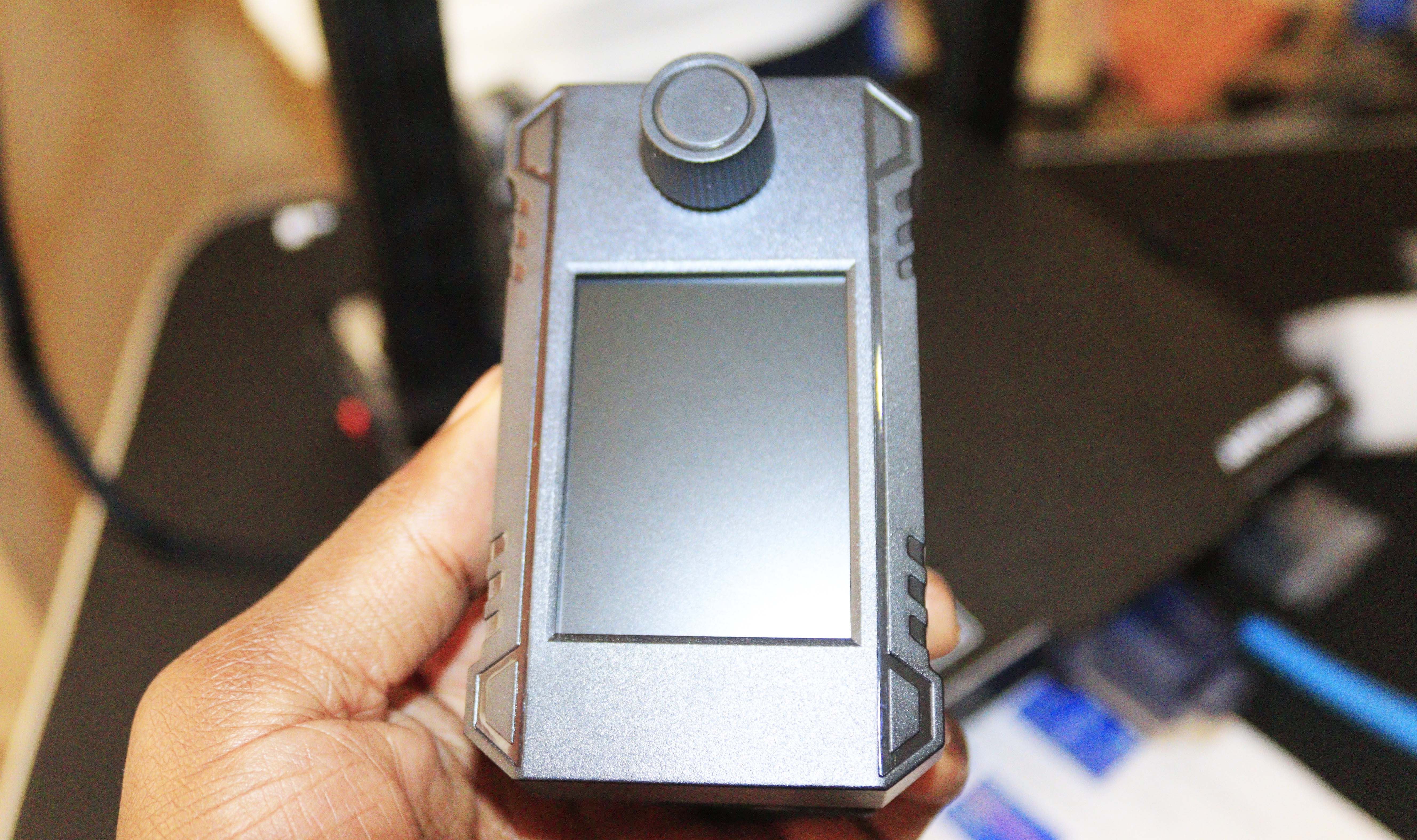 The touchscreen of anycubic 3D printer