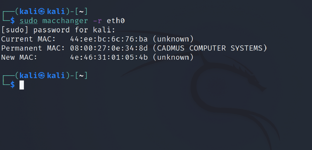Как изменить MAC‑адрес в Linux
