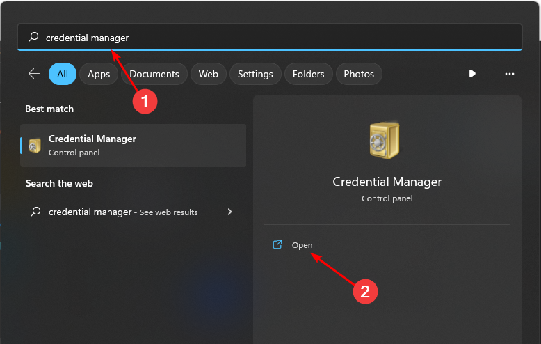 Диспетчер учетных данных Windows
