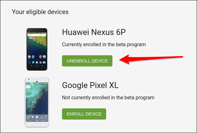 Процесс отката на стабильную версию Nougat