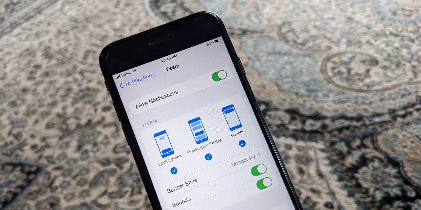 Отключение уведомлений на iPhone