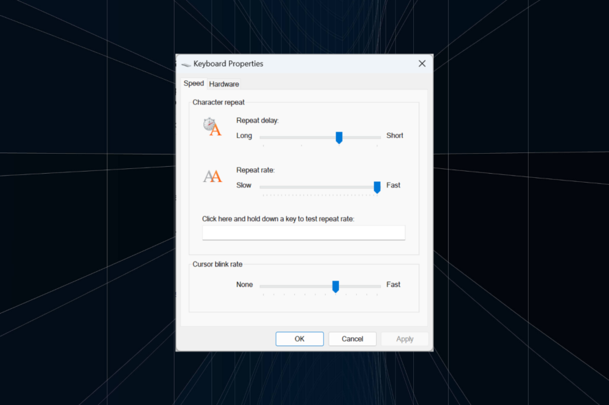 Как устранить задержку клавиатуры в Windows 11