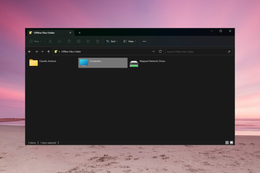 Автономные файлы в Windows 11: включение и отключение