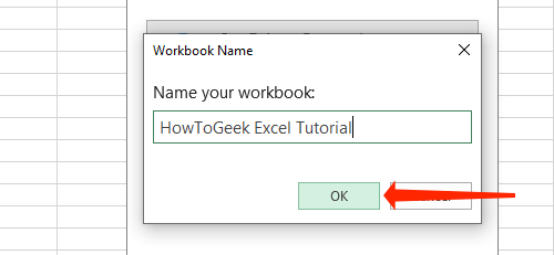 Ввод имени файла и подтверждение сохранения в OneDrive