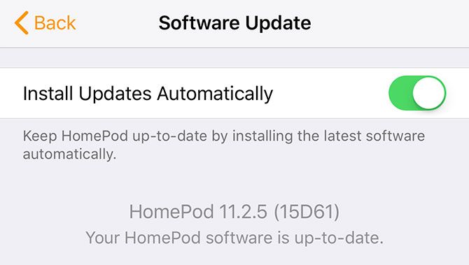 HomePod Software Update