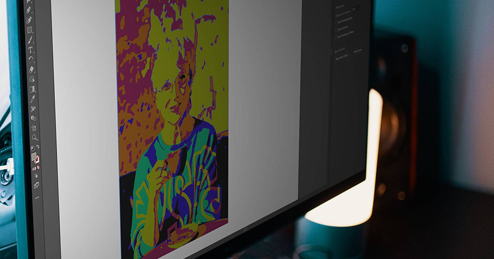 Пример трассировки изображения в Adobe Illustrator