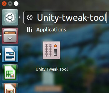 Окно Unity Tweak Tool с каталогом настроек