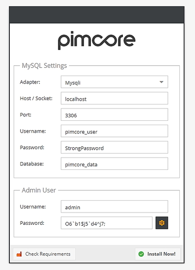 Установка Pimcore CMS на CentOS 7