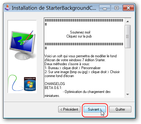 Окно установки 2: лицензионное соглашение и подтверждение