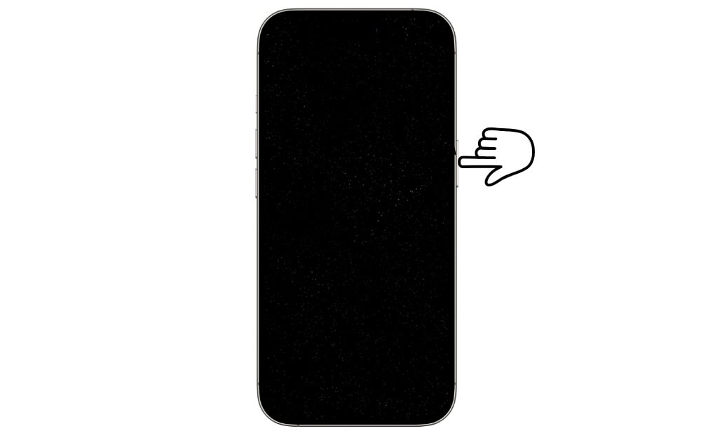 iPhone Bildschirm wird schwarz beim Neustart