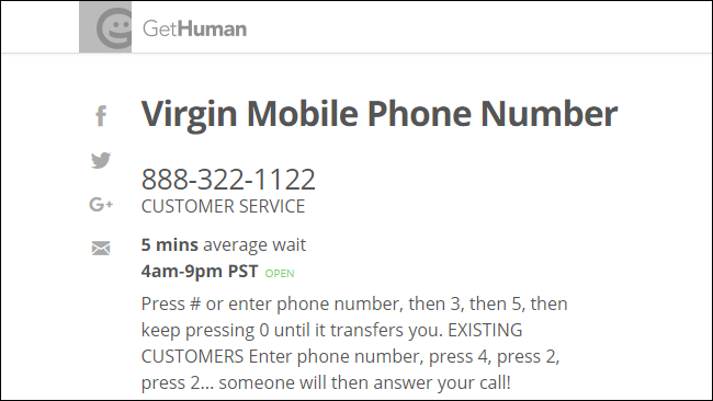 Интерфейс с подсказками для связи с компанией и временем ожидания