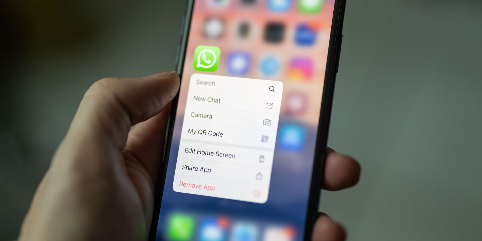 Removing WhatsApp from iPhone