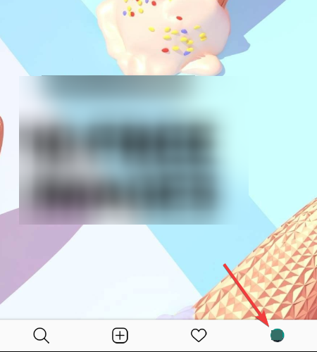 Иконка профиля в приложении Instagram