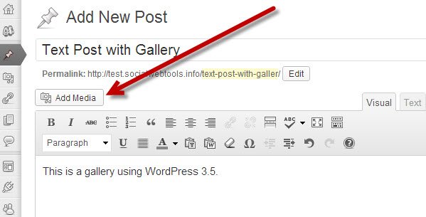 WordPress 3.5: Bildergalerie erstellen — Anleitung