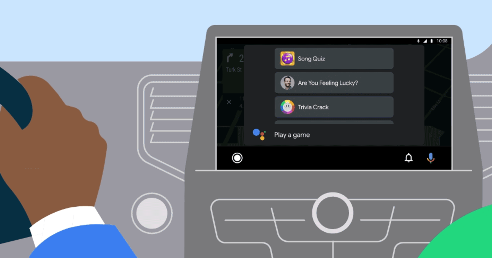 Игры с голосом в Android Auto — как играть в машине