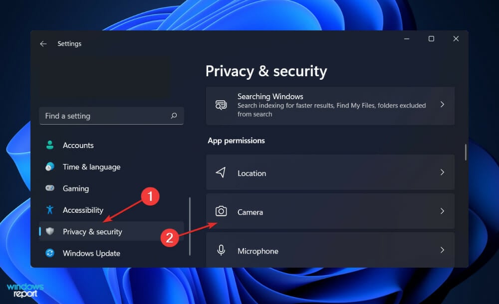 Настройки конфиденциальности и доступ к камере в Windows 11