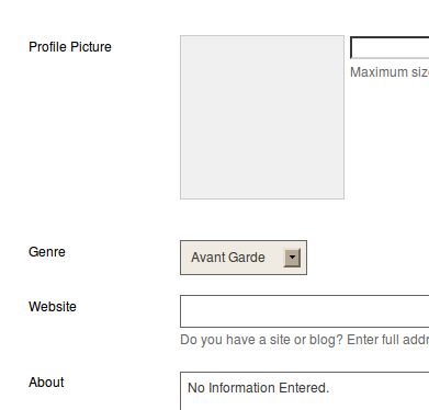 Страница профиля Iradeo для описания станции
