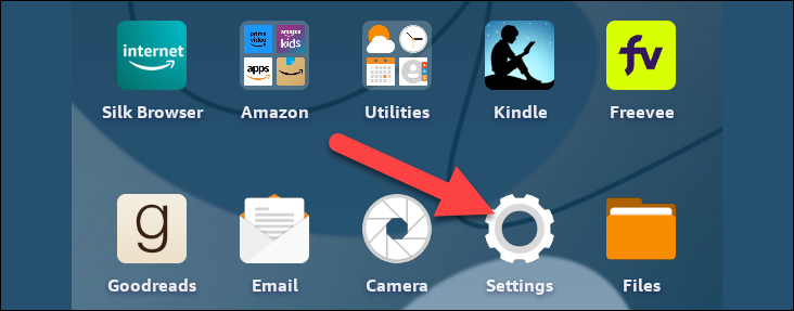 Откройте приложение «Настройки» на домашнем экране.