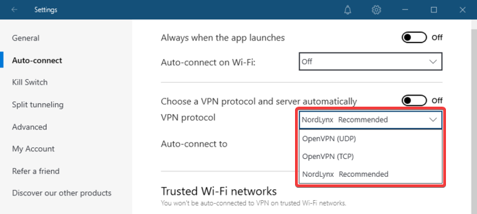 Переключатель автоматического выбора протокола