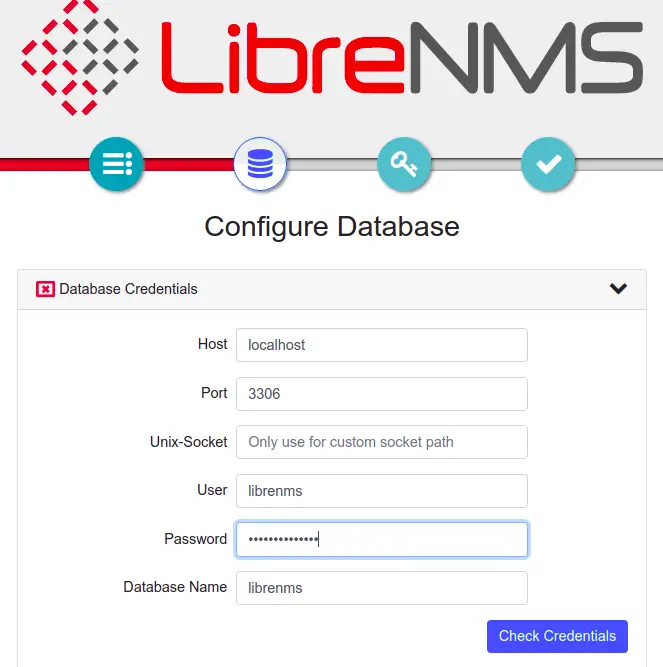 Настройка базы данных