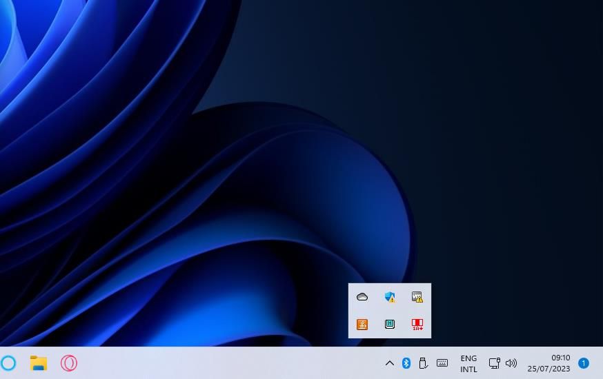 Индикатор Keyboard LEDs в трее