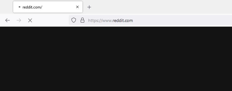 Тестирование: вкладки с тёмной заливкой при загрузке страниц