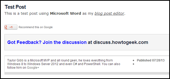 Пример HTML, созданного Word при форматировании
