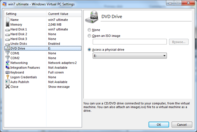 Выбор ISO-образа установки Windows 7