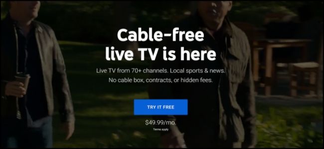 Стартовая страница YouTube TV