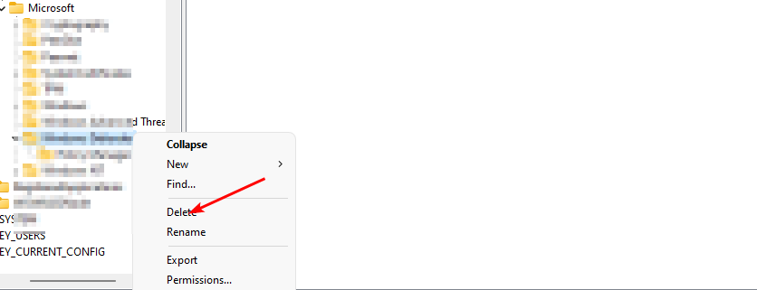 Скриншот: удаление клиента Google Update в реестре