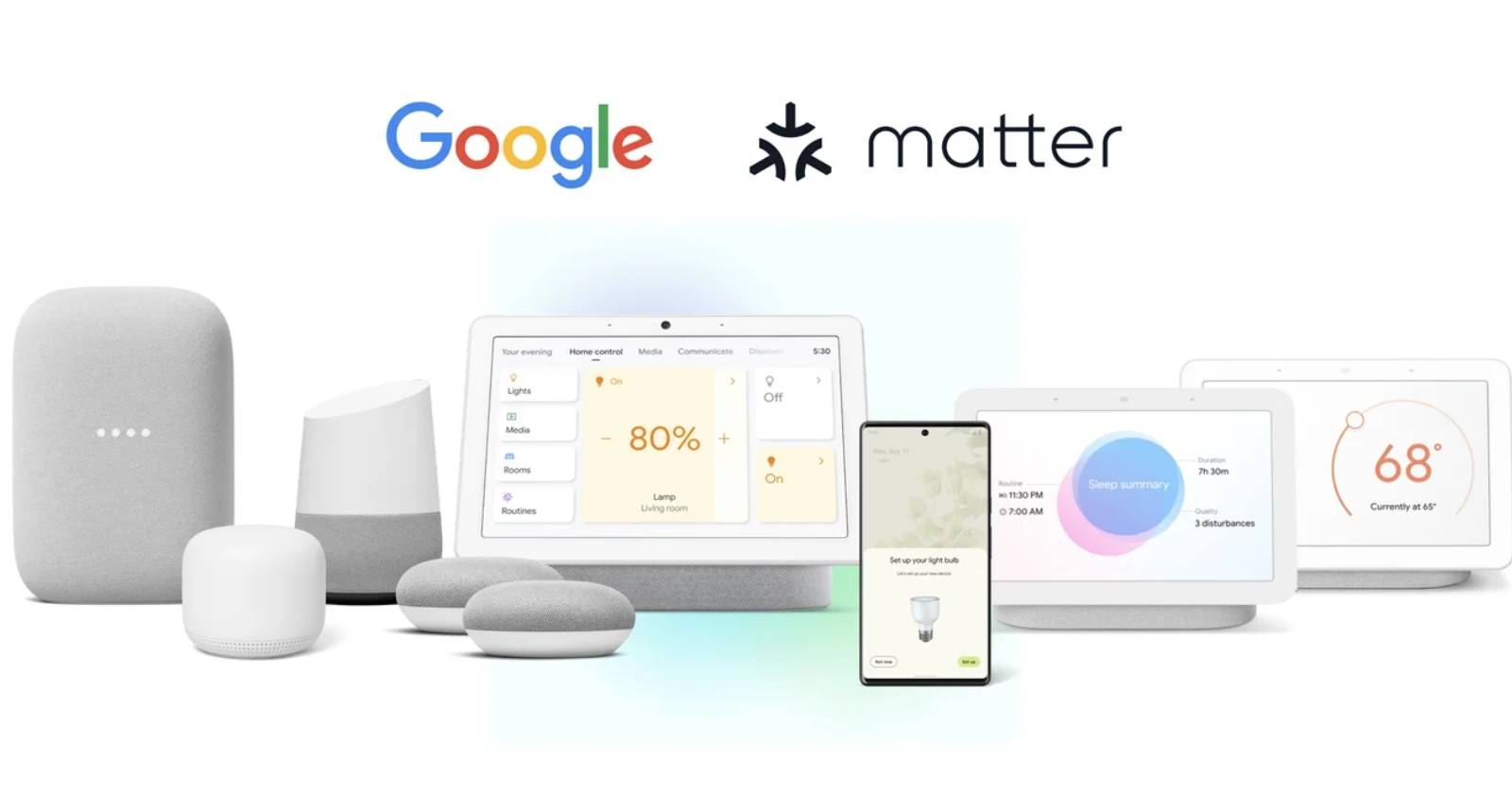 Google Home App and Devices Compatible With Matter