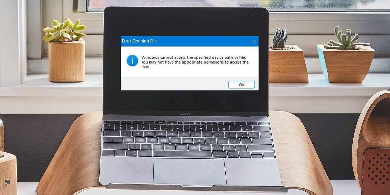 Исправить ошибку доступа к пути или файлу в Windows