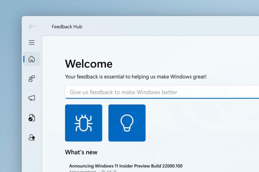 Удаление Feedback Hub в Windows 11