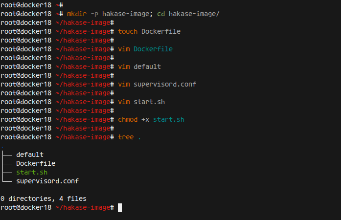 Создание Docker-образа с Dockerfile — схема/терминал