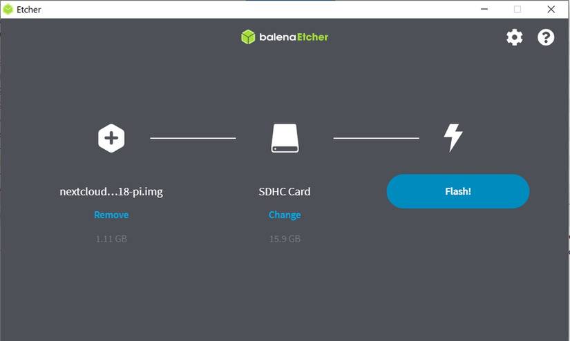 Write ISO to USB with Etcher