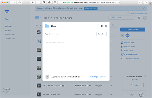 Иконки облачных сервисов и интерфейс обмена файлами