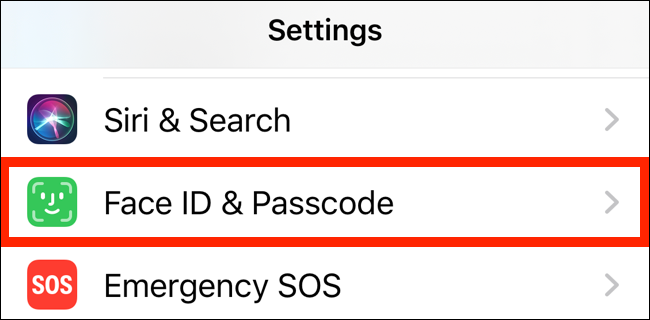 Перейдите в раздел Face ID и код‑пароль в Настройках