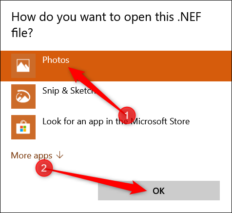Открытие RAW в приложении Фотографии