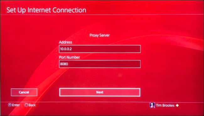 Настройка прокси на PS4