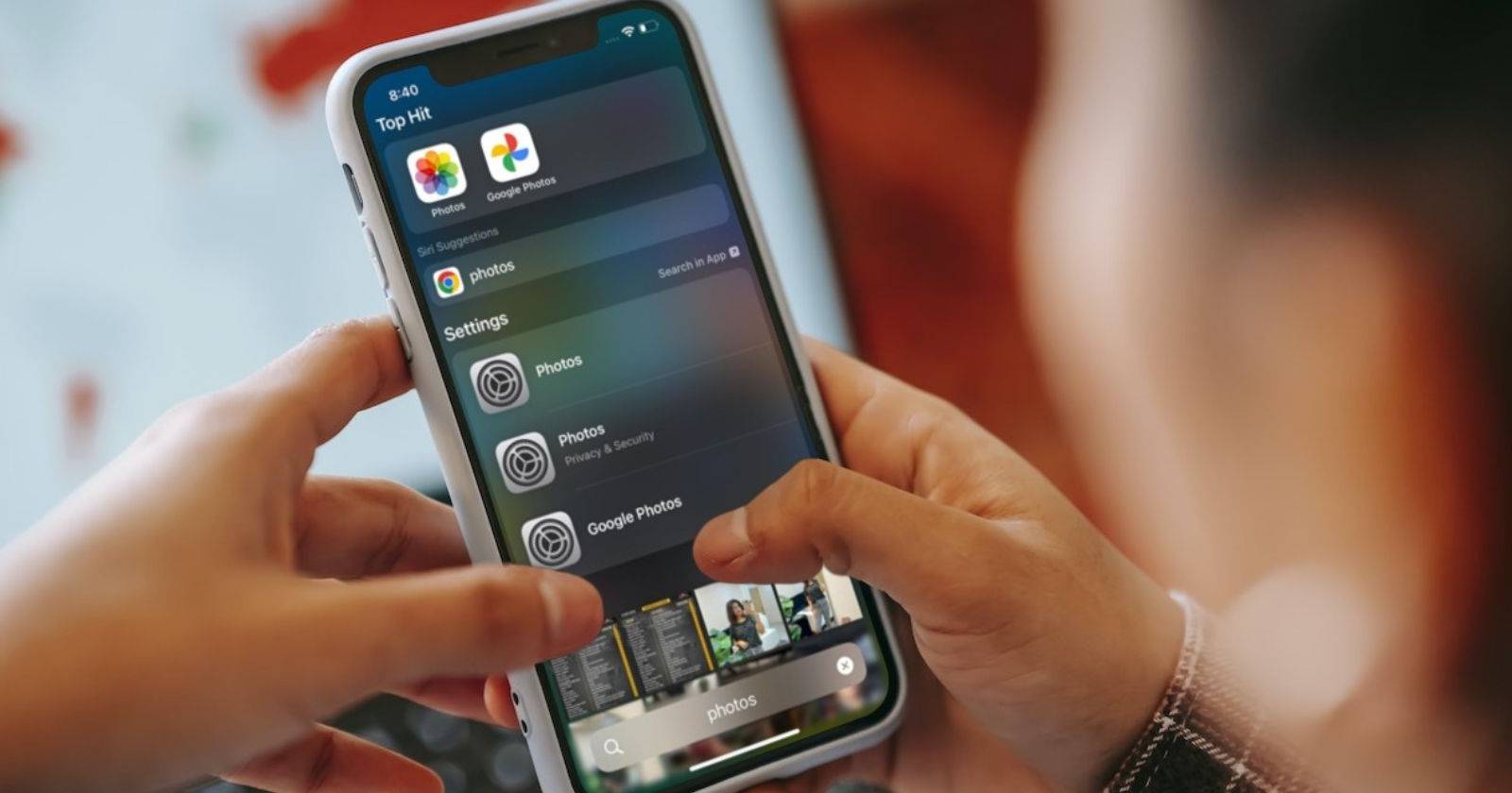 Скрыть фото из Spotlight на iPhone и iPad