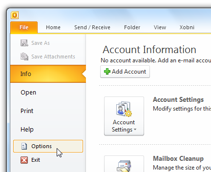 AutoArchive в Outlook 2010 — настройка и советы