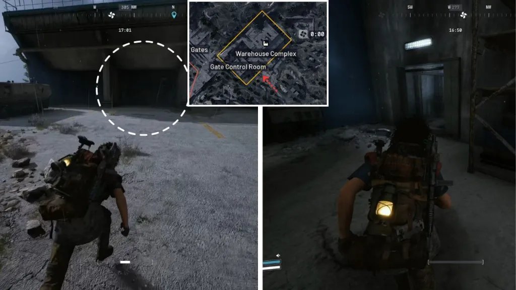 Внутренний антураж крыльев обслуживания Blue Gate