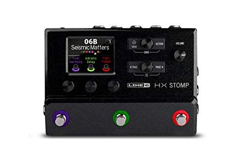 Line 6 HX Stomp — многорежимная педаль эффектов, вид сверху