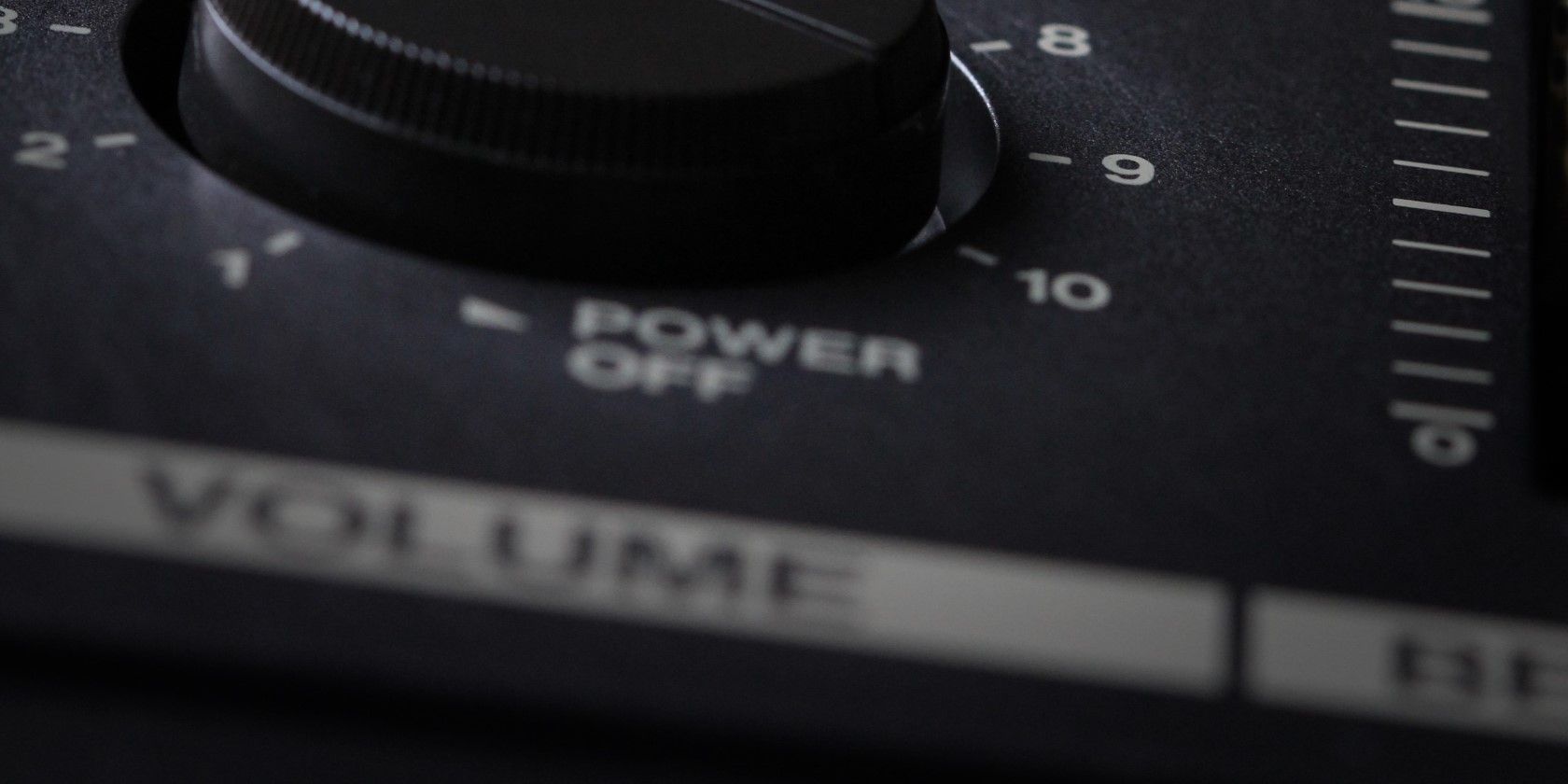 Turn your volume down