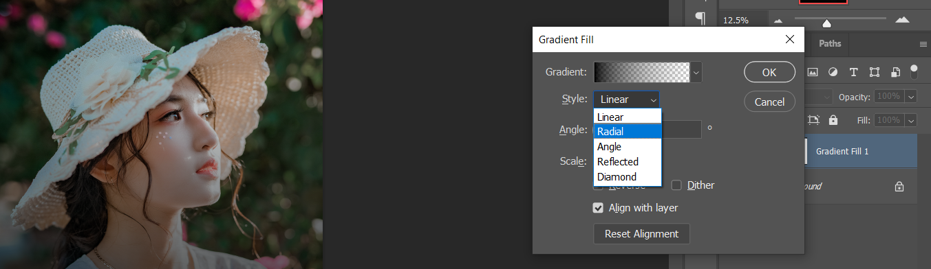 Поменять на Radial — цветы