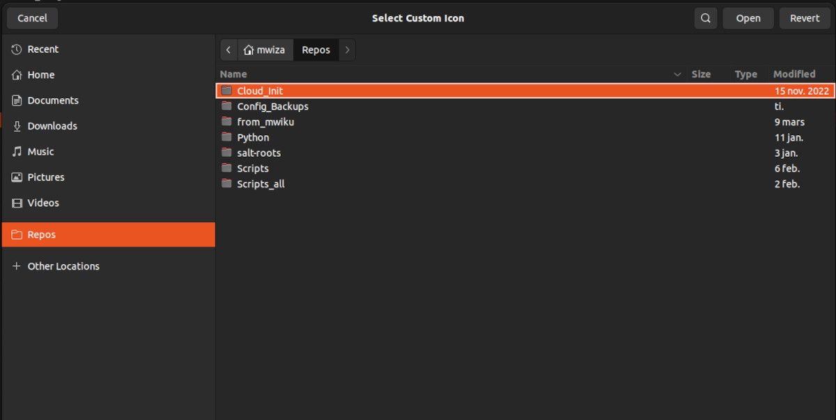 Восстановление значка папки по умолчанию